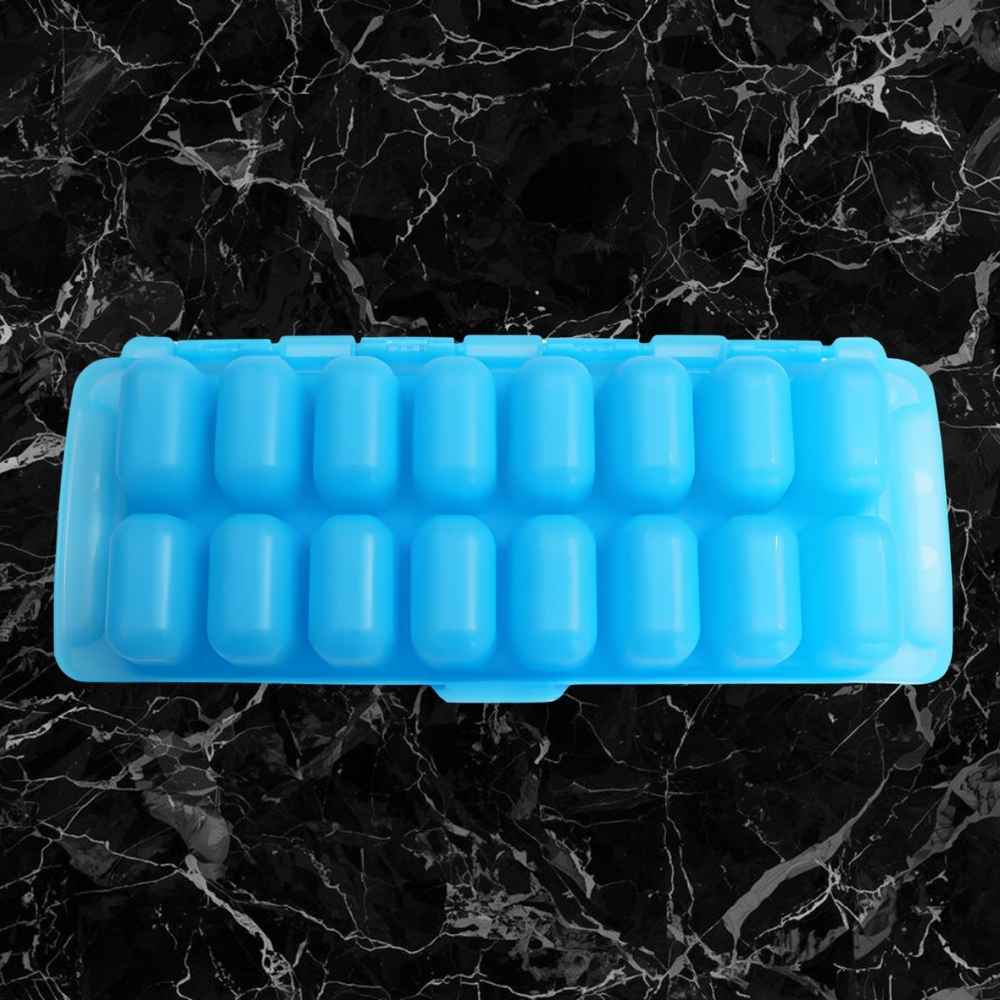 FlipCubes™ Patented Ice Cube Tray with Lid | Easy Flip-Release Design | Stackable 2-Pack | Made in USA