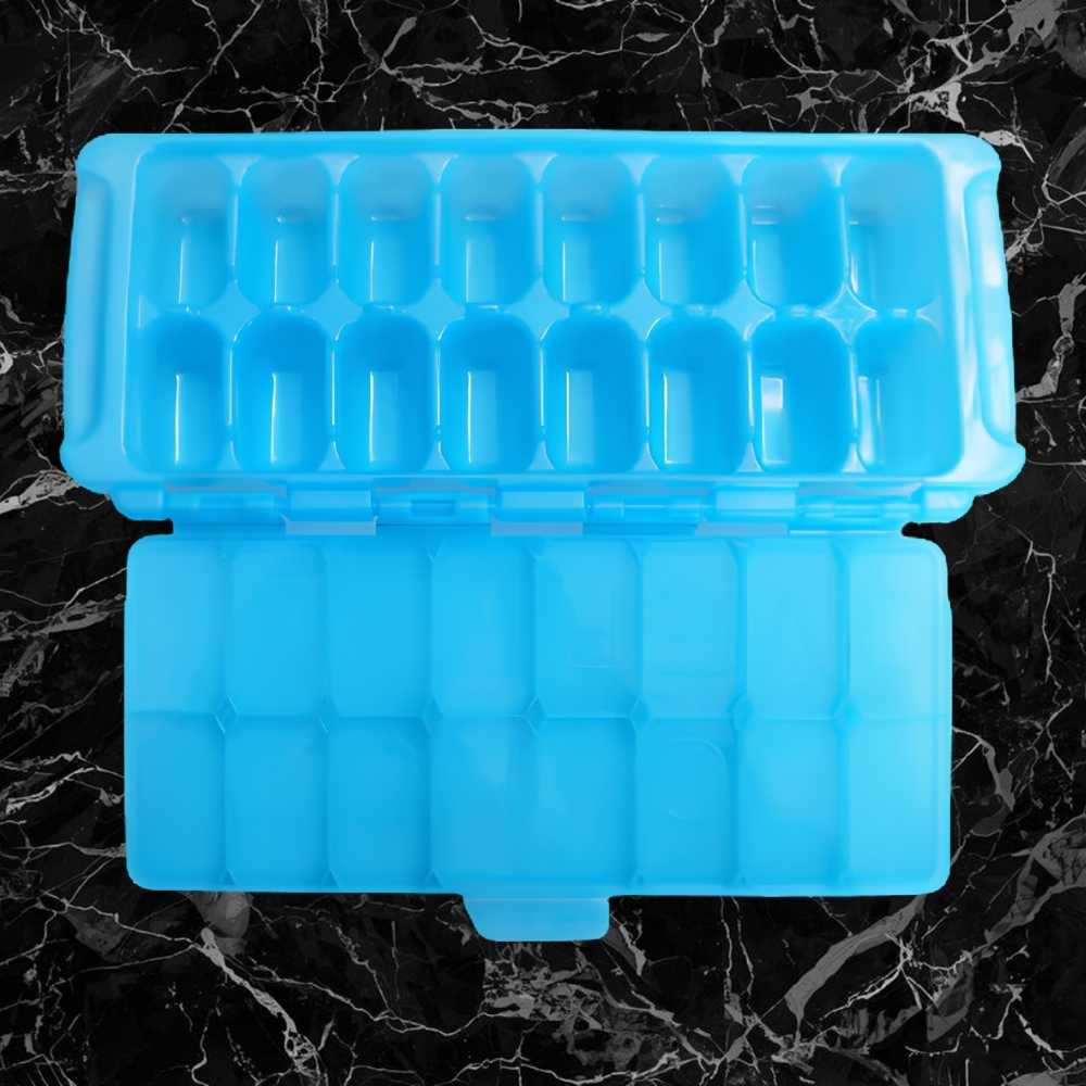 FlipCubes™ Modern Ice Cube Tray with Patented Lid – Easy Flip Release, No-Spill Design (2-Pack)